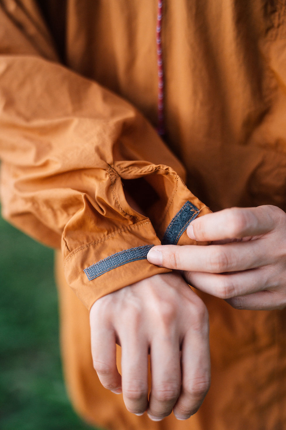 Thumbnail: Sun Protection Pocketable Parka Pullover Jacket (Brown)