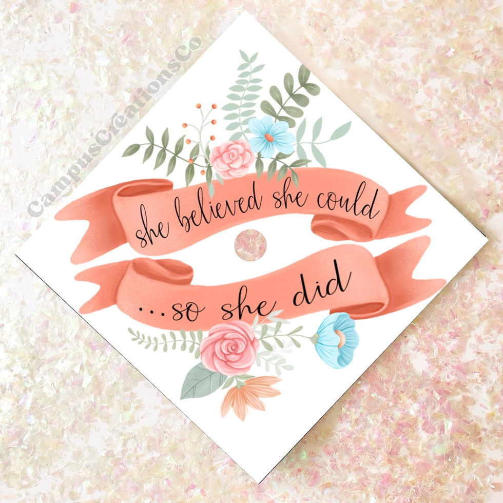 Floral Banner Believed