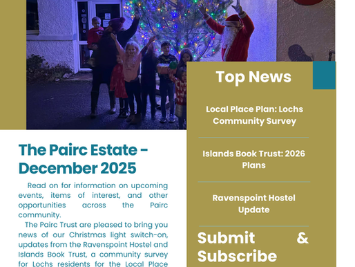 Pairc Newsletter - December 2025