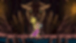 An animated GIF showcasing the lullaby healing ability in the game 9 Years of Shadows. Europa brings in the teddy bear Apino in for a hug, which shoots light out from within her.
