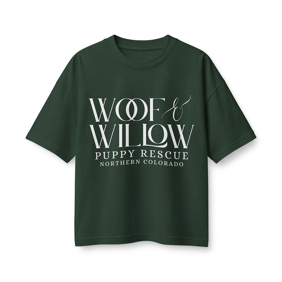 Thumbnail: WWPR Women's Heavyweight Tee — Support Homeless Puppies (Proceeds Save Lives)