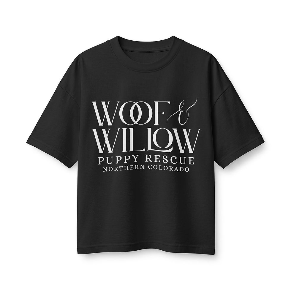 Thumbnail: WWPR Women's Heavyweight Tee — Support Homeless Puppies (Proceeds Save Lives)