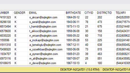 SQL Server Update İçerisinde Case When Kullanımı