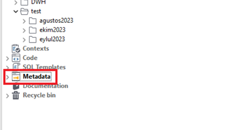 Talend Etl'de MetaData Nedir ve Nasıl Kullanılır?