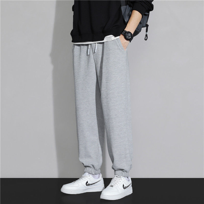 Thumbnail: 2024 New Trendy Solid Color Pants, Multi Flap Pocket Men's Cargo Pants, Loose Ca