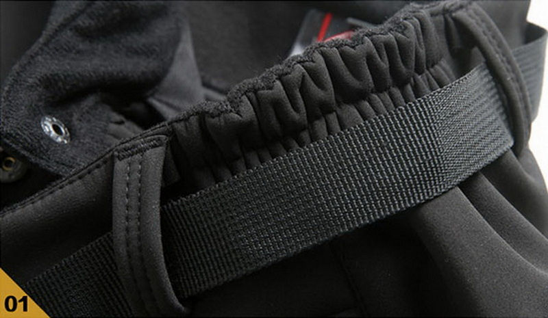 Thumbnail: Men's City Cargo Autumn Winter Fleece Softshell Hiking Pants Fishing Climbing Tr