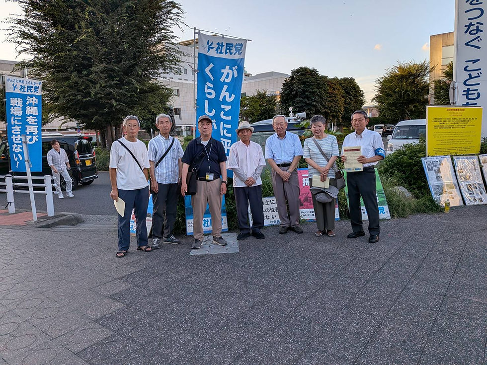 2026年8月6日(木) 昭島駅前情宣