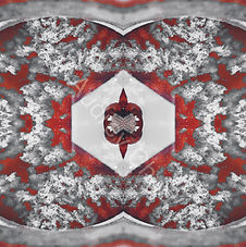 Nuage toxique, oeuvre créer lors du premier confinement, photo initiale est une tasse de café avec du lait végétal