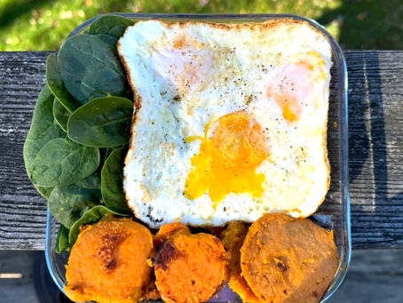 Sweet Potato, Spinach & Eggs: A Healthy, Flavorful Meal