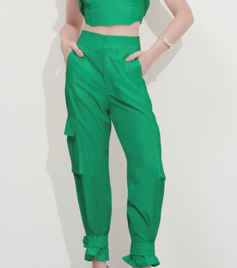 ANTONELLA PANTS - GREEN