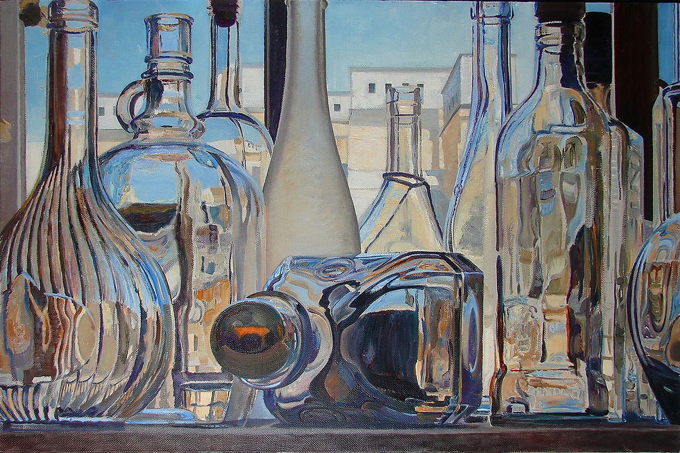 Стеклотара XV, 80x120, холст, масло