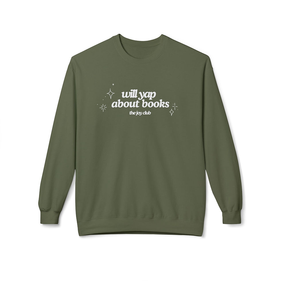 Thumbnail: Will Yap About Books Fleece Crewneck