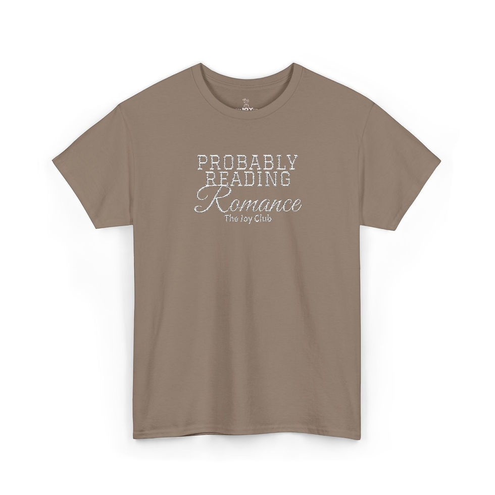Thumbnail: Probably Reading Romance Embroidered T‑Shirt