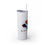 Thumbnail: Feed Me Pie & Tell Me I'm Pretty Skinny Glitter Tumbler with Straw, 20oz