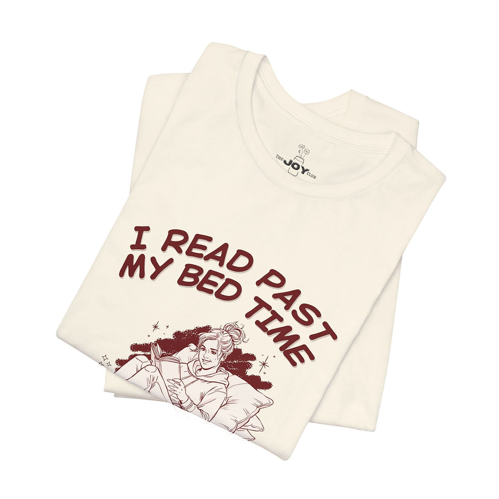 Thumbnail: I Read Past My Bed Time Unisex Graphic Tee