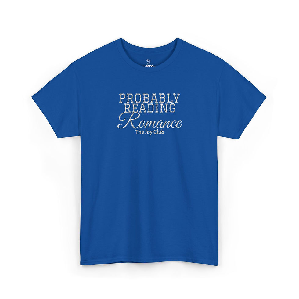 Thumbnail: Probably Reading Romance Embroidered T‑Shirt