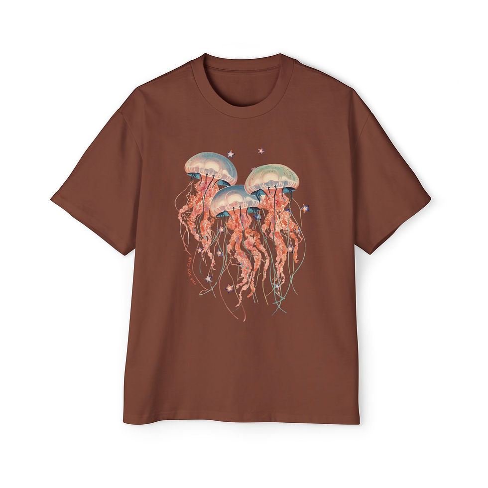 Thumbnail: Jellyfish Dance Heavy Oversized Tee