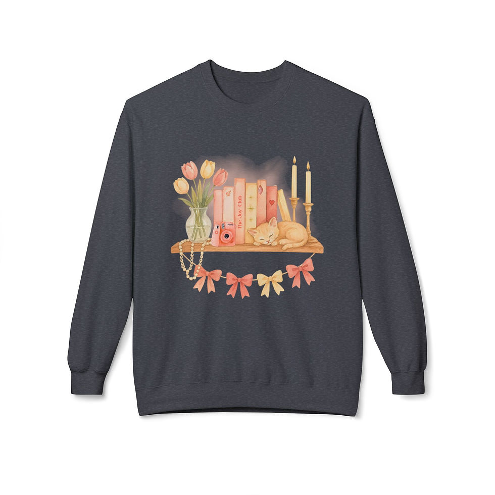 Thumbnail: Romance Shelf Fleece Crewneck