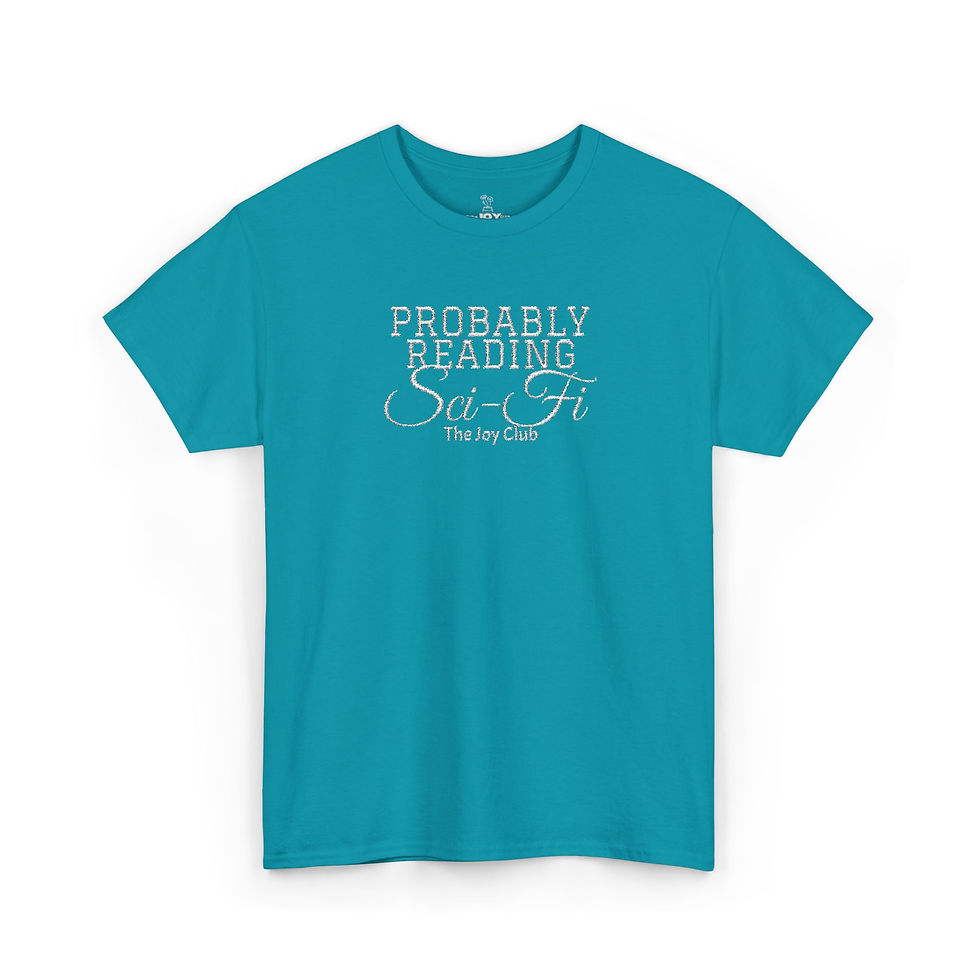 Thumbnail: Probably Reading Sci-Fi Embroidered T‑Shirt