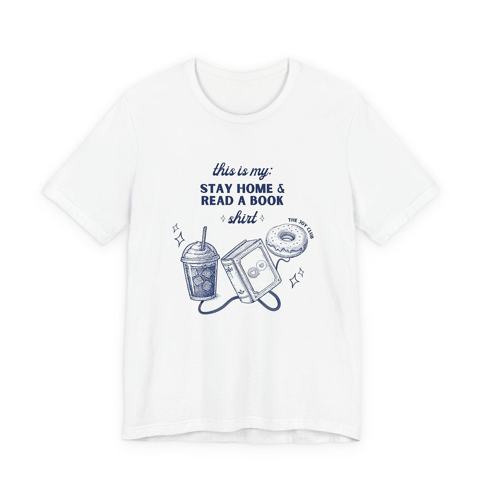 Thumbnail: Stay Home & Read a Book Shirt Graphic Tee