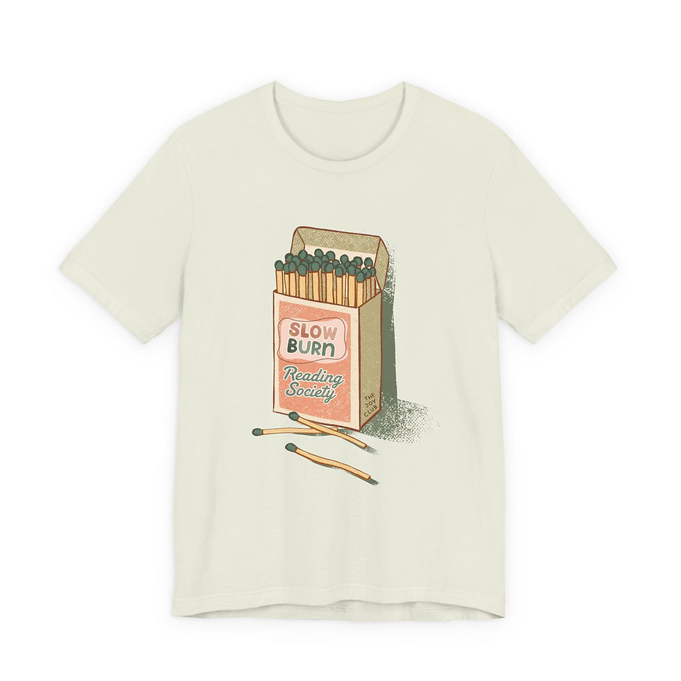 Thumbnail: Slow Burn Reading Society Graphic Tee
