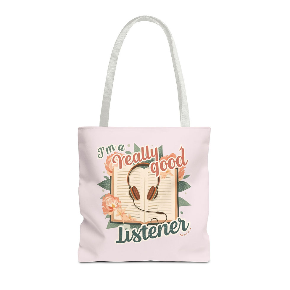 Thumbnail: Really Good Listener Eco-Friendly Tote Bag