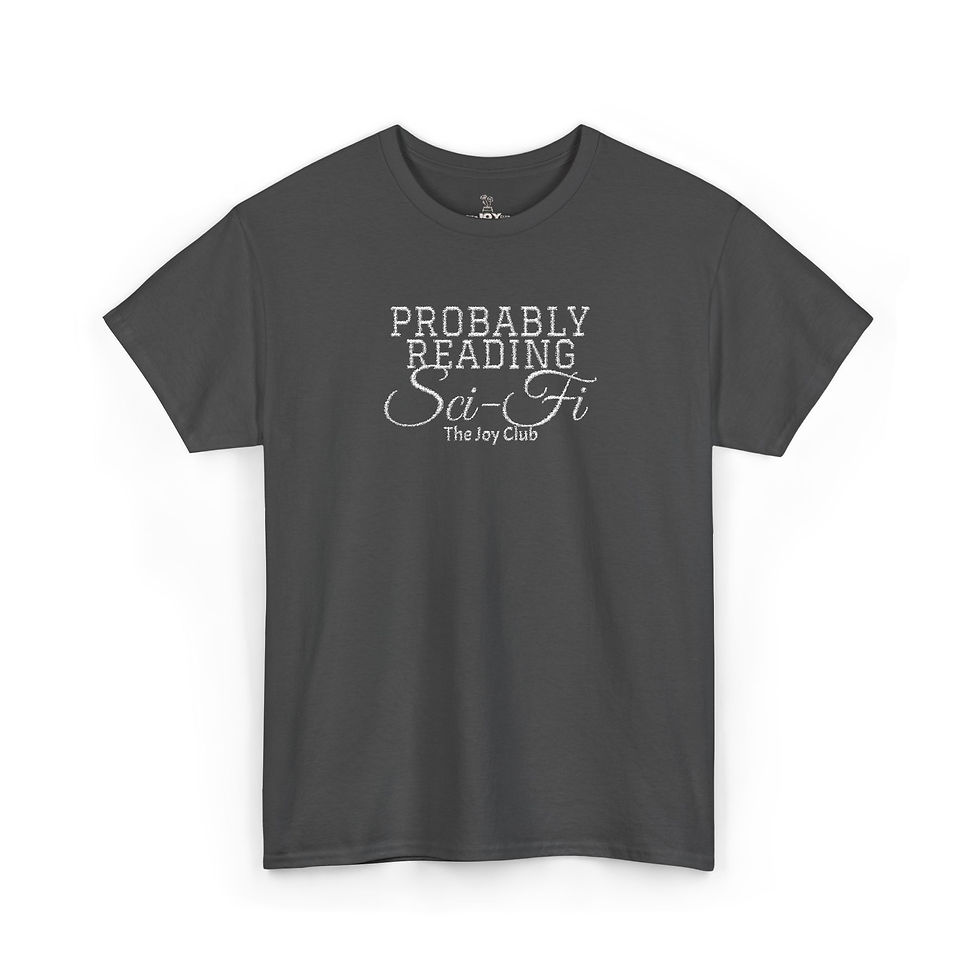 Thumbnail: Probably Reading Sci-Fi Embroidered T‑Shirt