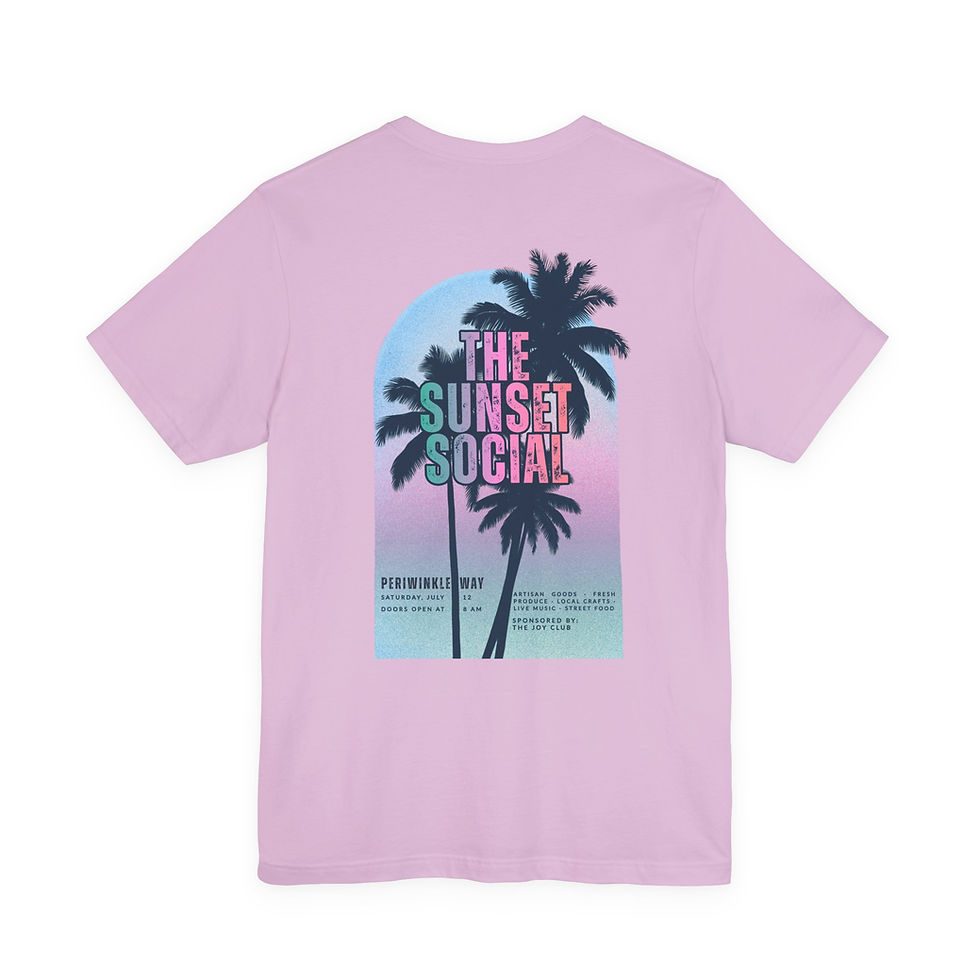 Thumbnail: The Sunset Social Unisex Shirt