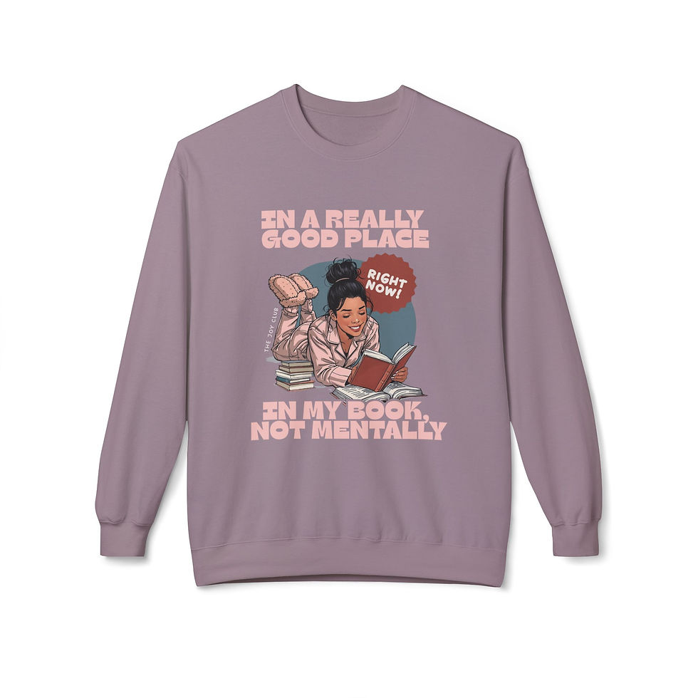 Thumbnail: In A Really Good Place Fleece Crewneck