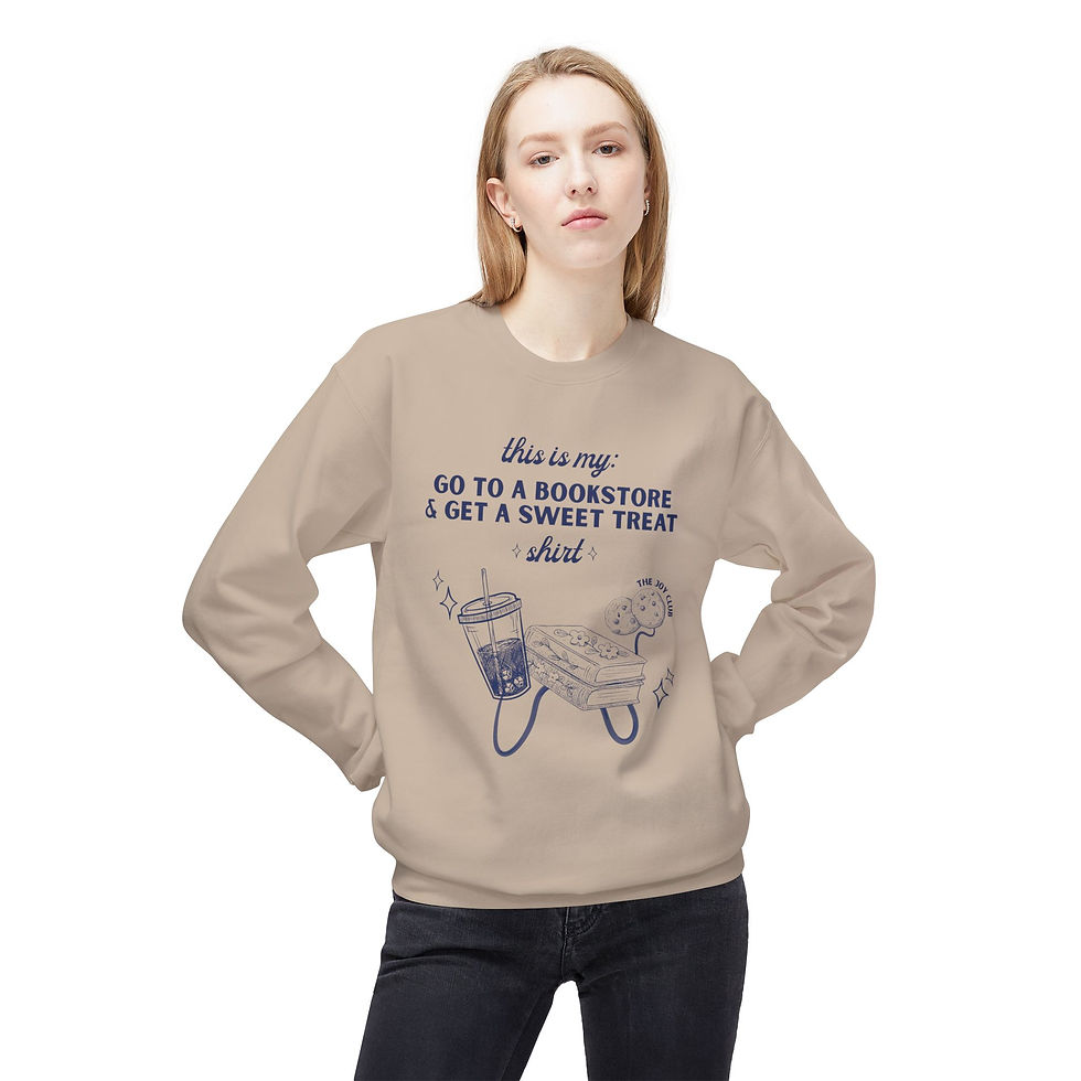 Thumbnail: Bookstore & Sweet Treat Shirt Fleece Crewneck