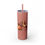 Thumbnail: Fall Basics Skinny Glitter Tumbler with Straw, 20oz
