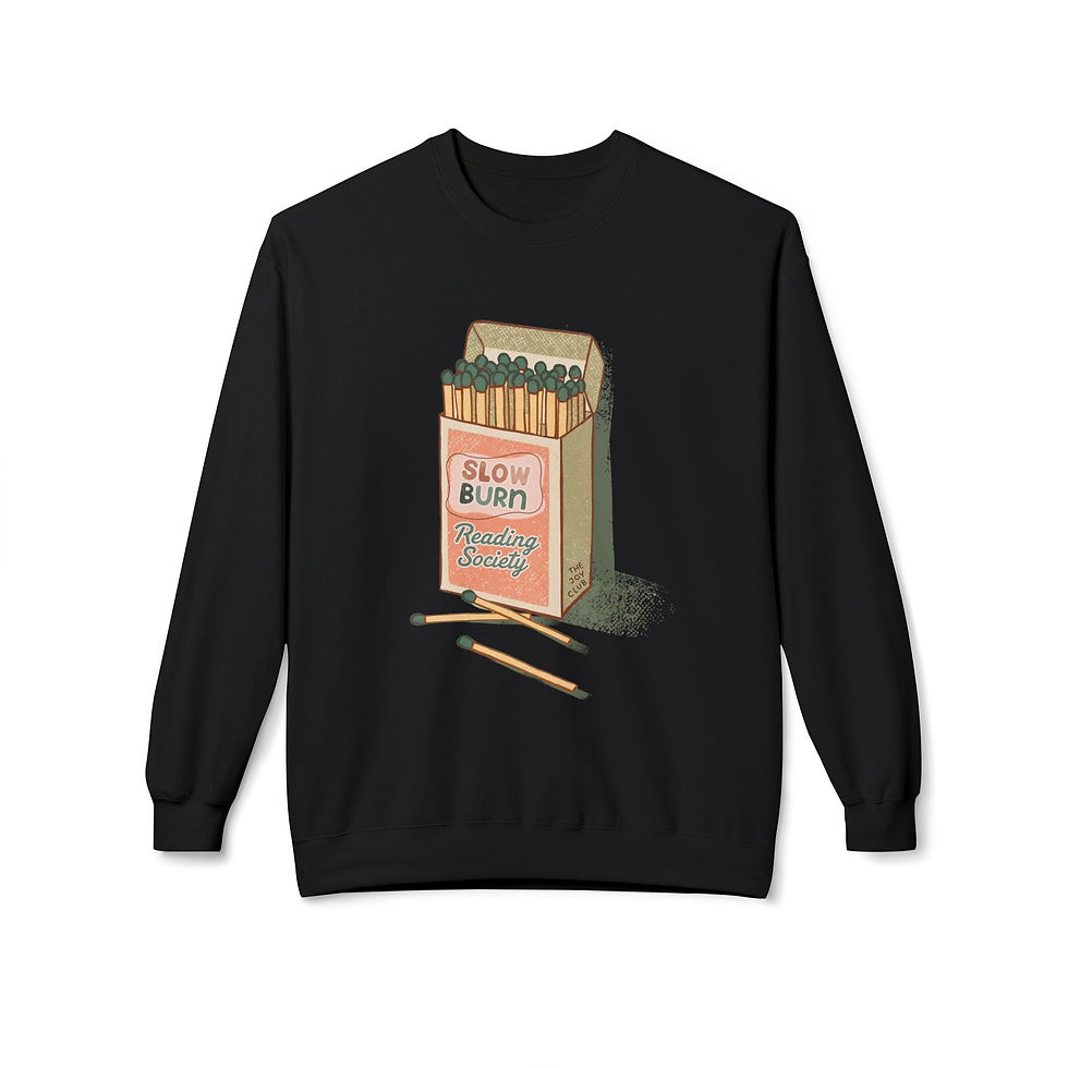 Thumbnail: Slow Burn Reading Society Fleece Crewneck