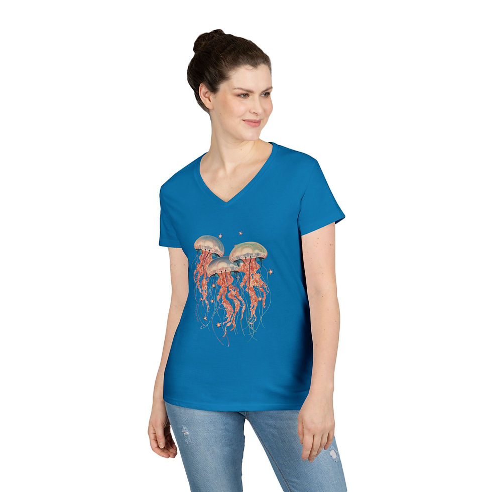 Thumbnail: Jellyfish Dance V-Neck T-Shirt