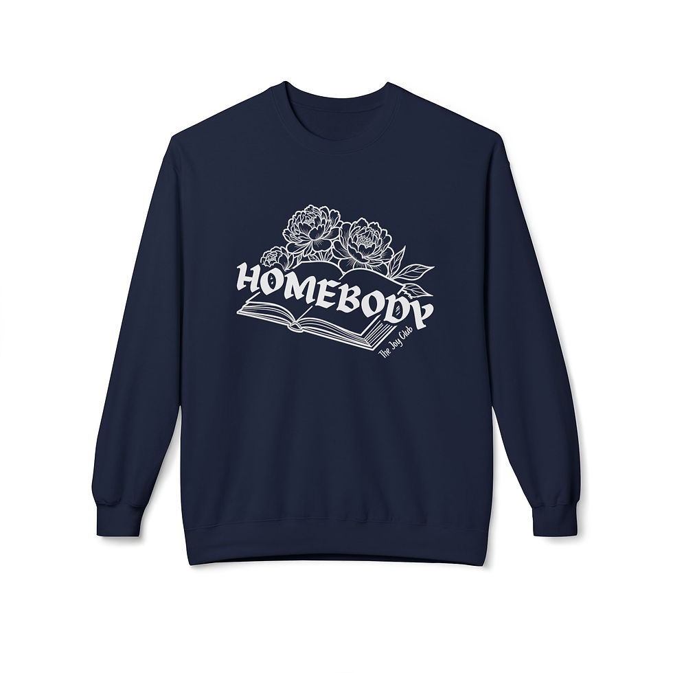 Thumbnail: Bookish Homebody Fleece Crewneck