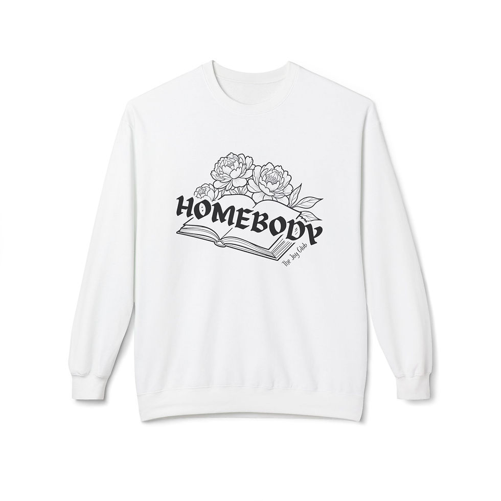 Thumbnail: Bookish Homebody Fleece Crewneck