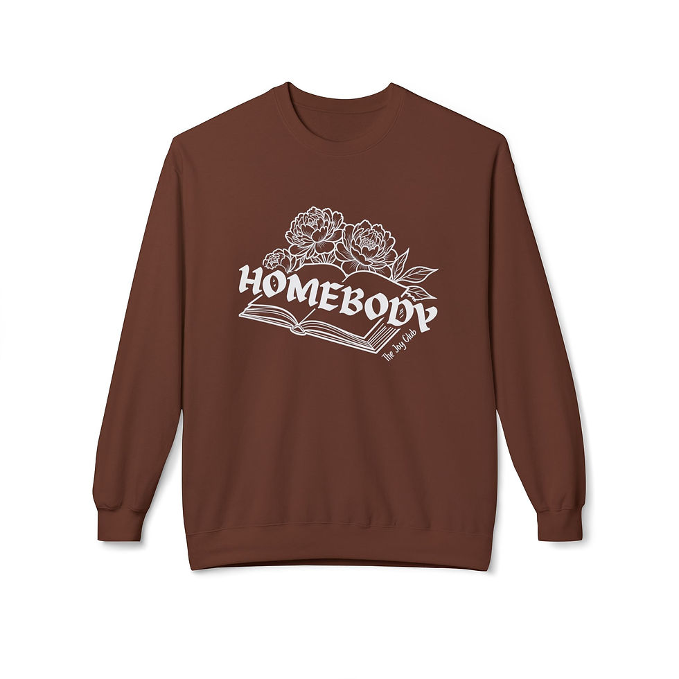 Thumbnail: Bookish Homebody Fleece Crewneck