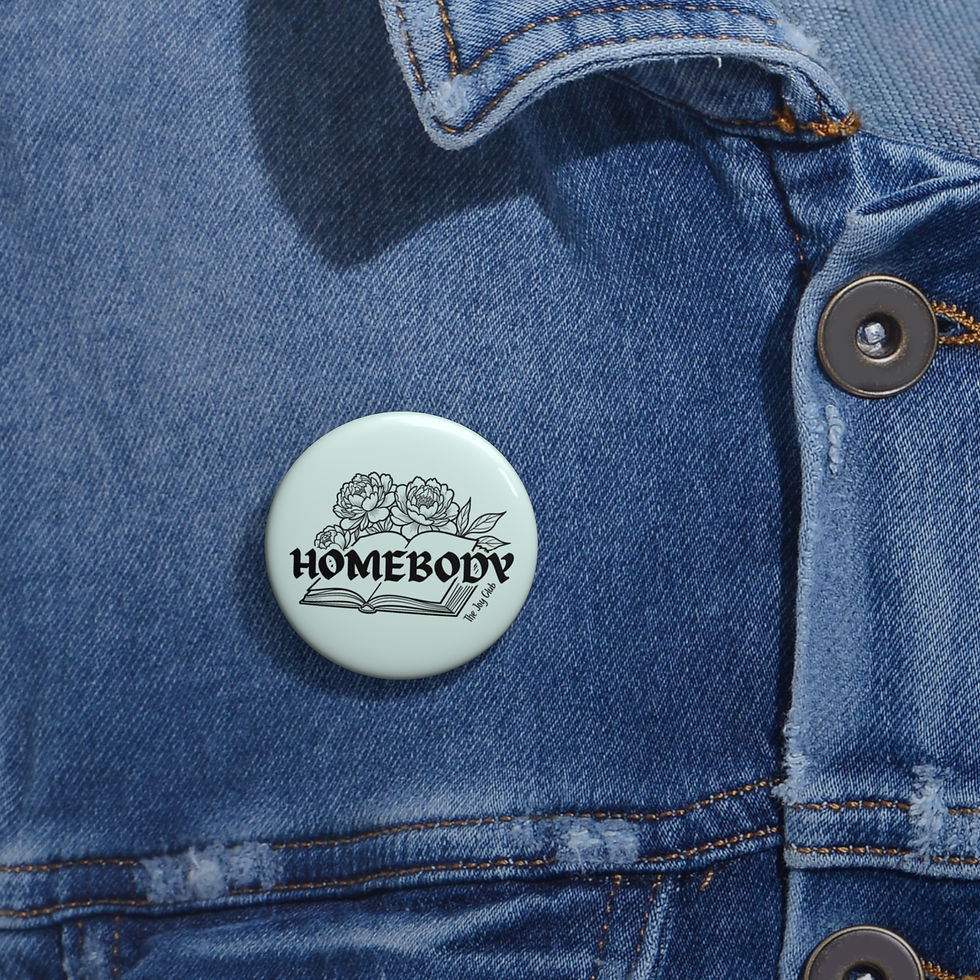 Thumbnail: Bookish Homebody Pin Buttons