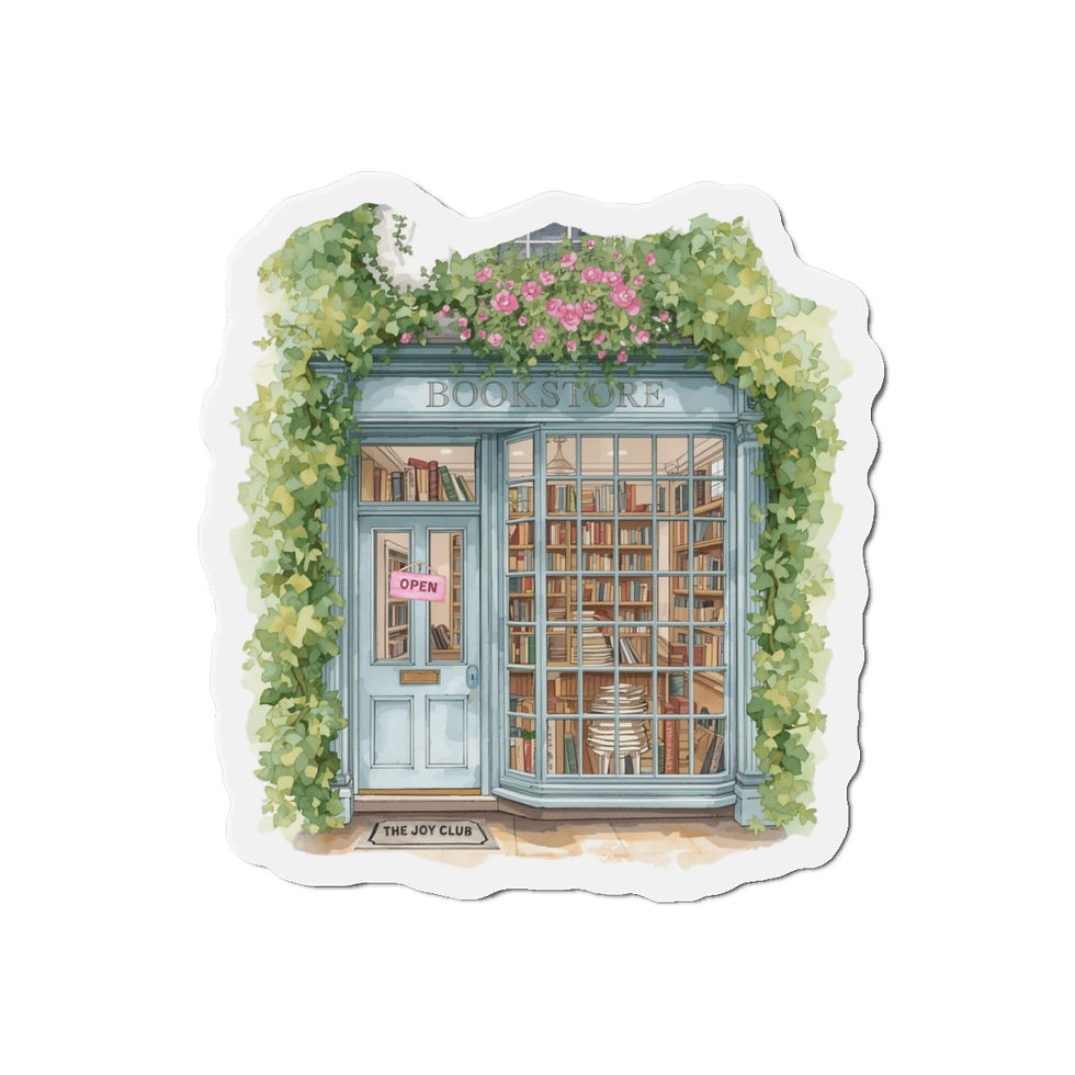 Thumbnail: Charming Bookstore Die-Cut Magnets
