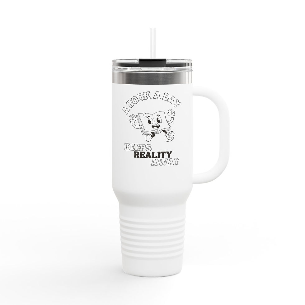 Thumbnail: A Book A Day Insulated Travel Mug - 40oz