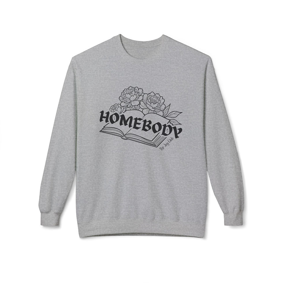 Thumbnail: Bookish Homebody Fleece Crewneck