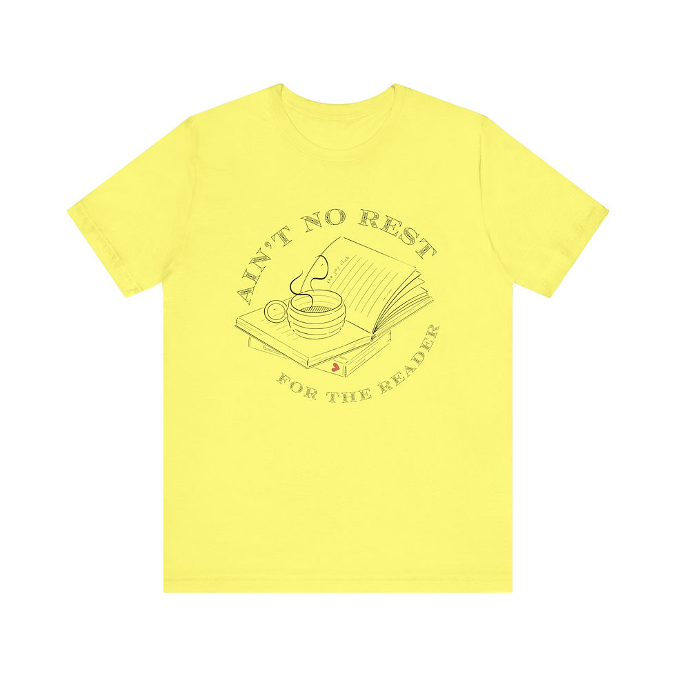 Thumbnail: Ain't No Rest For The Reader Spring Unisex Shirt