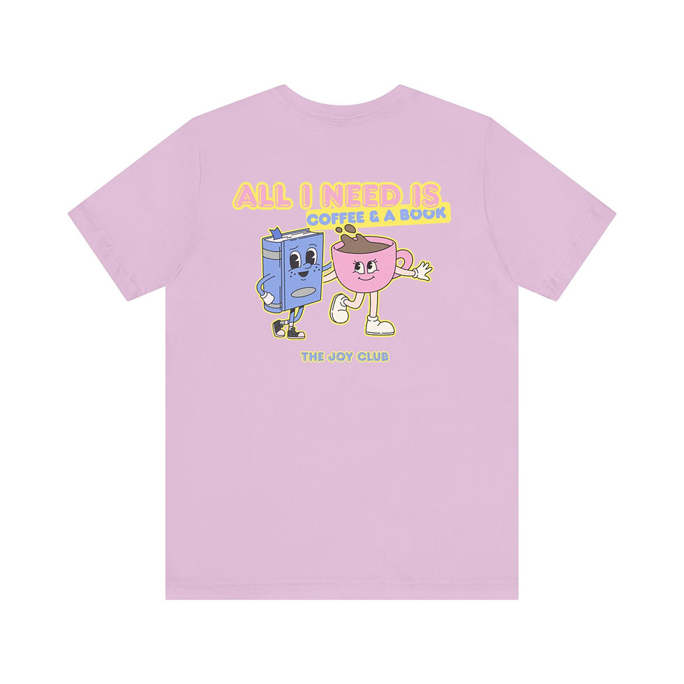 Thumbnail: Coffee and Books Unisex Graphic Tee