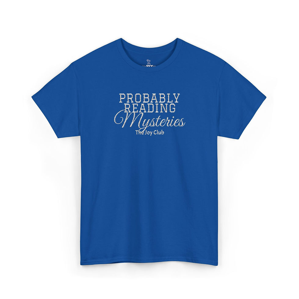 Thumbnail: Probably Reading Mysteries Embroidered T‑Shirt