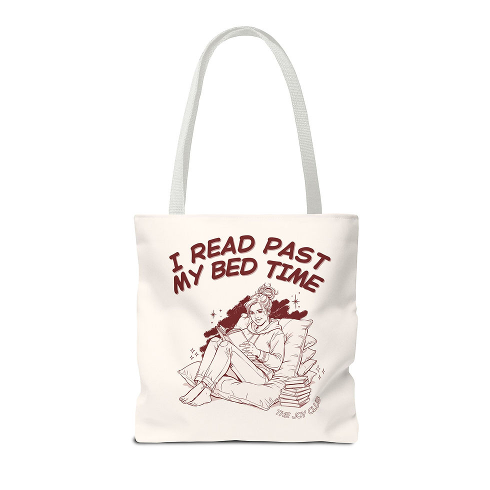 Thumbnail: I Read Past My Bed Time Eco-Friendly Tote Bag