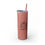 Thumbnail: Cutest Pumpkin In The Patch Skinny Glitter Tumbler with Straw, 20oz