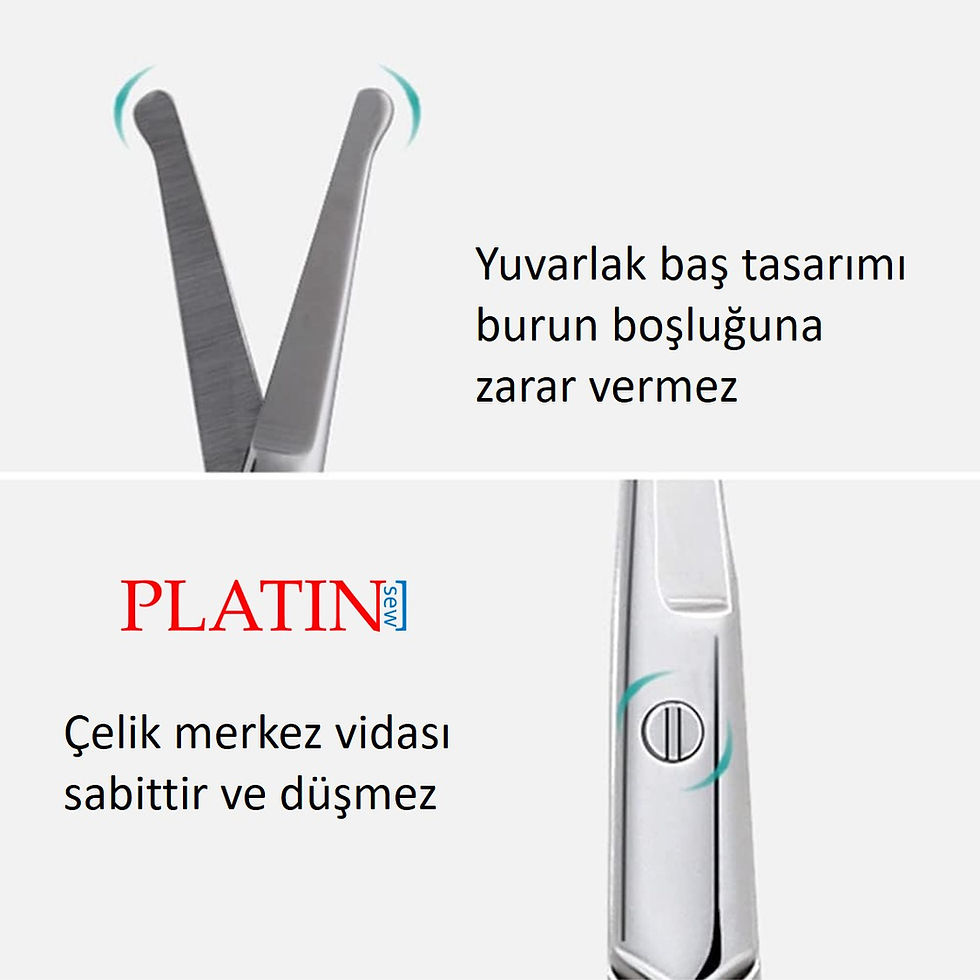 Küçük resim: KOLBER MAKASI KÜT UÇLU MAKAS