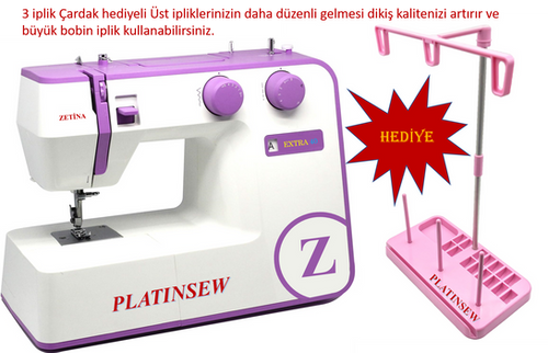 ZETİNA EXTRA40 DİKİŞ MAKİNESİ ÇARDAK HEDİYELİ