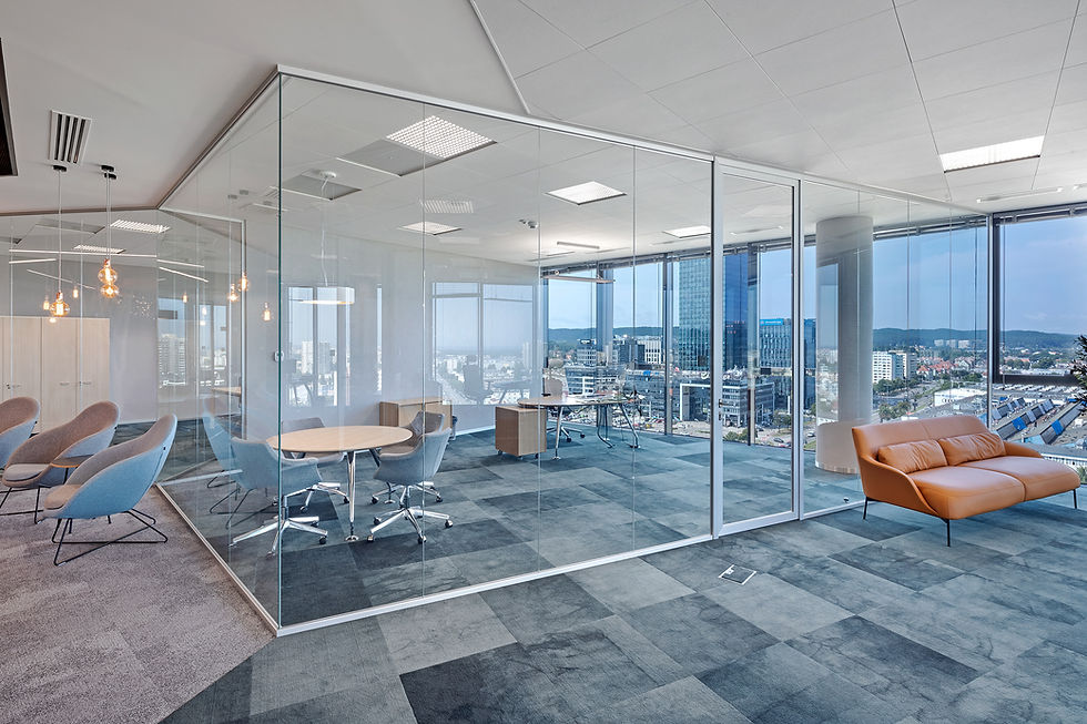 Glastrennwand, Raumteiler