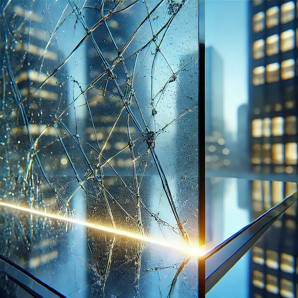 Selbstheilendes Glas für Fassaden und Fenster