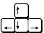 arrow keys